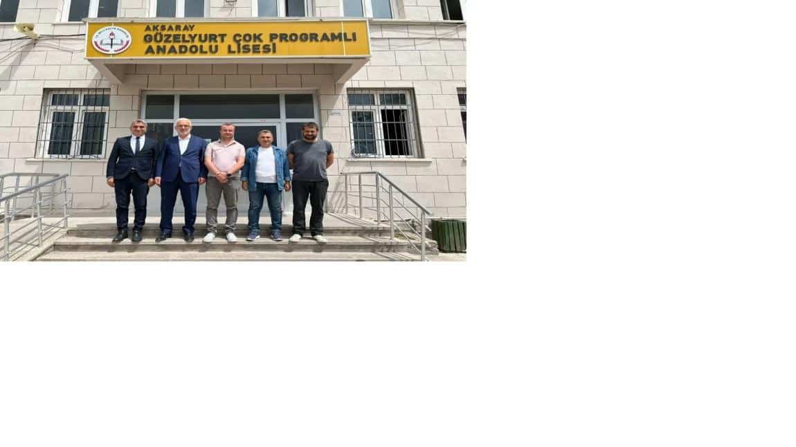 Aksaray Şube Müdürü Süleyman Bozova Başkanlığındaki Heyet Okulumuzu ziyaret etti.